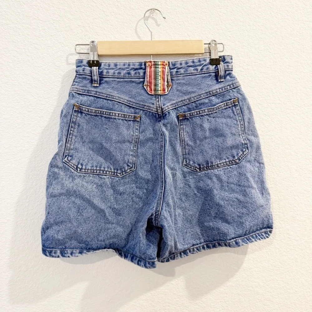 Rio by Stephen Mardon- Vintage High Waist Button Fly Denim Shorts- Size 11